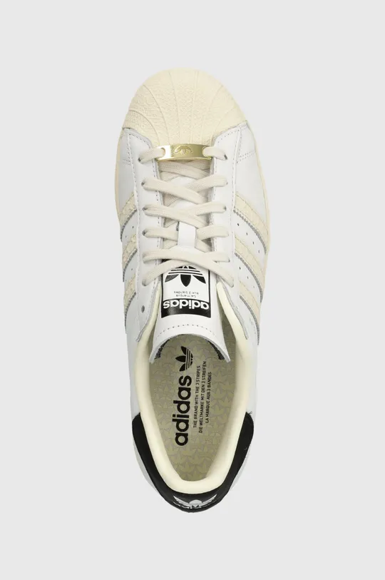 biały adidas Originals sneakersy skórzane Superstar