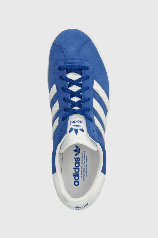 μπλε Δερμάτινα αθλητικά παπούτσια adidas Originals Gazelle Royal