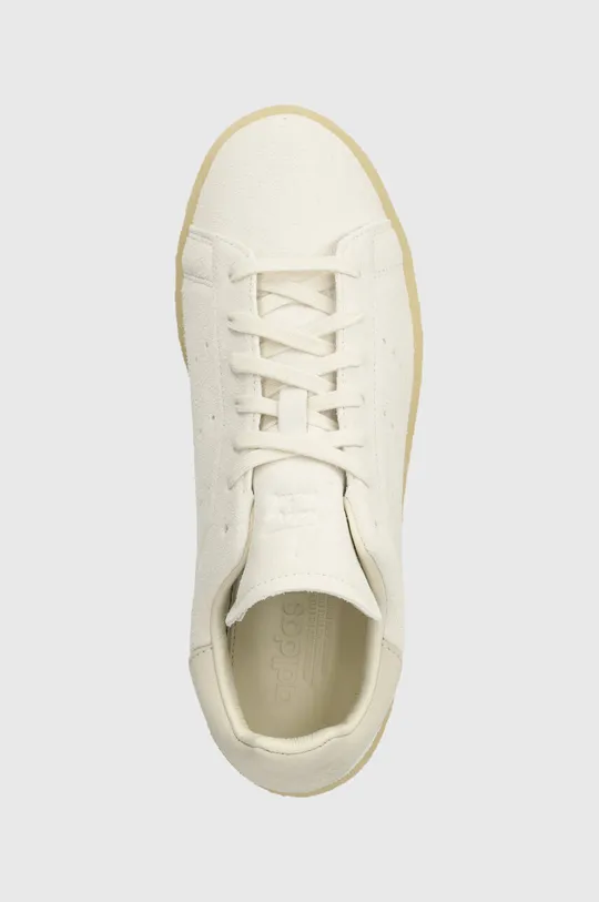 alb adidas Originals sneakers din piele întoarsă