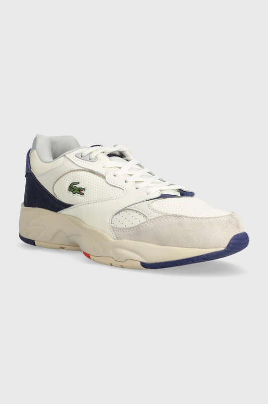 Δερμάτινα αθλητικά παπούτσια Lacoste STORM 96 VTG 223 3 SMA μπεζ