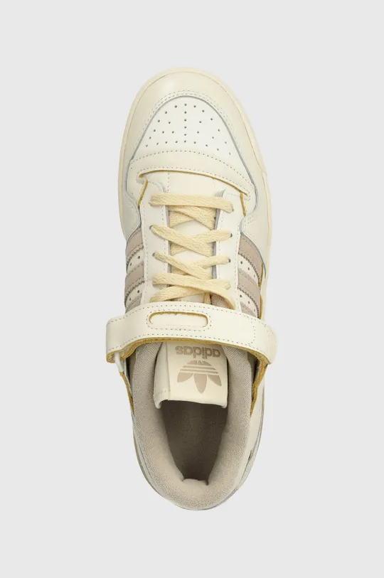 beige adidas Originals leather sneakers Forum 84