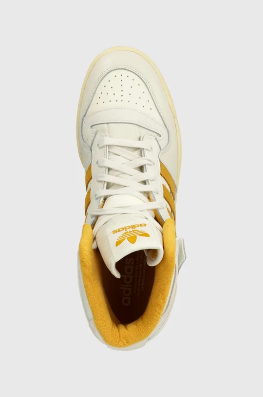 beige adidas Originals leather sneakers Forum 84 Hi