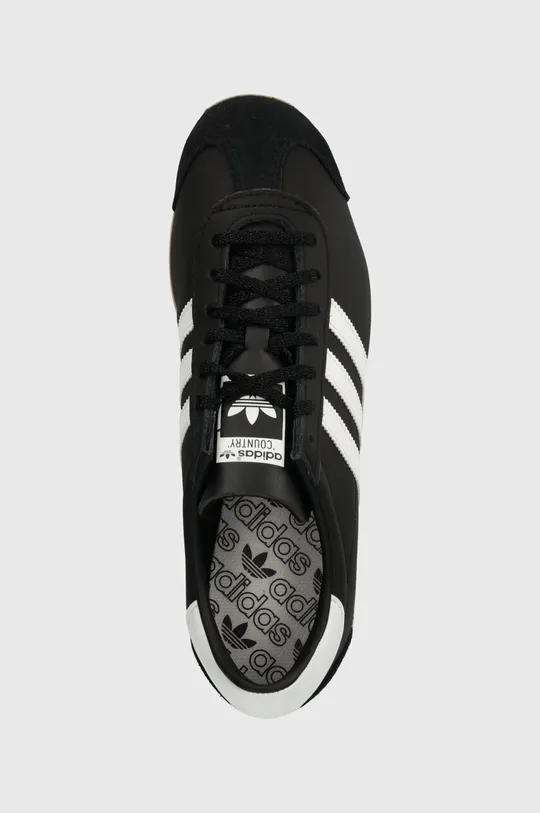 black adidas Originals leather sneakers Country OG