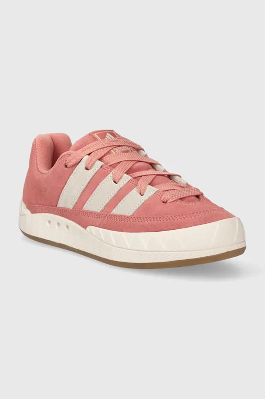 adidas Originals sneakers din piele întoarsă Adimatic Wonder Clay roz