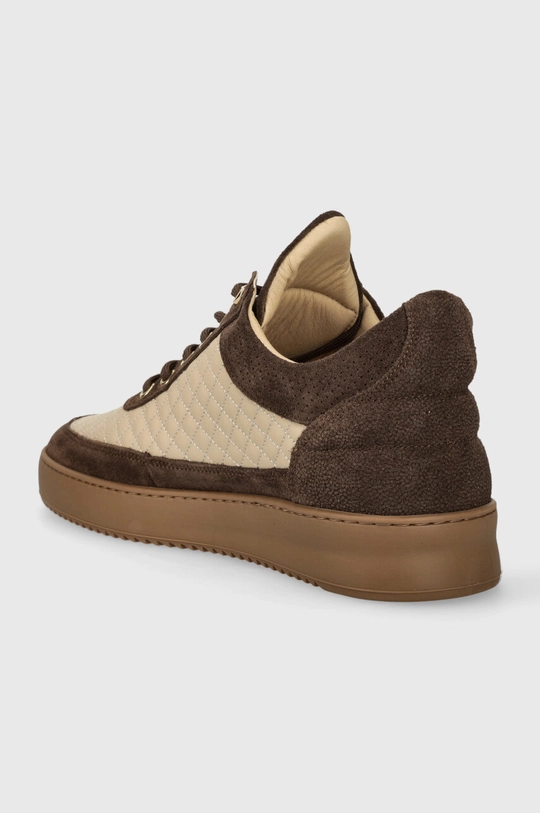 Kožené sneakers boty Filling Pieces Low Top Quilted Svršek: Přírodní kůže Vnitřek: Textilní materiál Podrážka: Umělá hmota