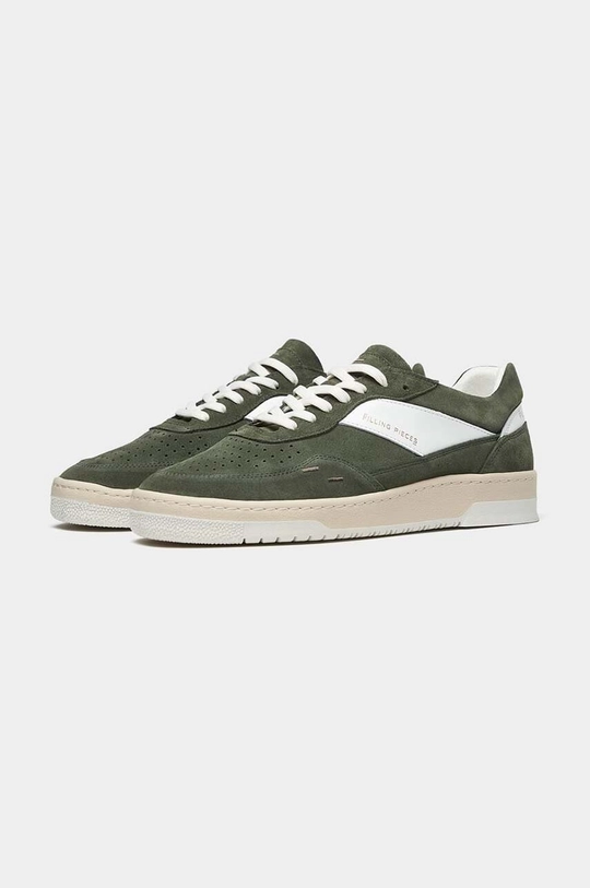 Filling Pieces sneakers din piele întoarsă Ace Spin verde