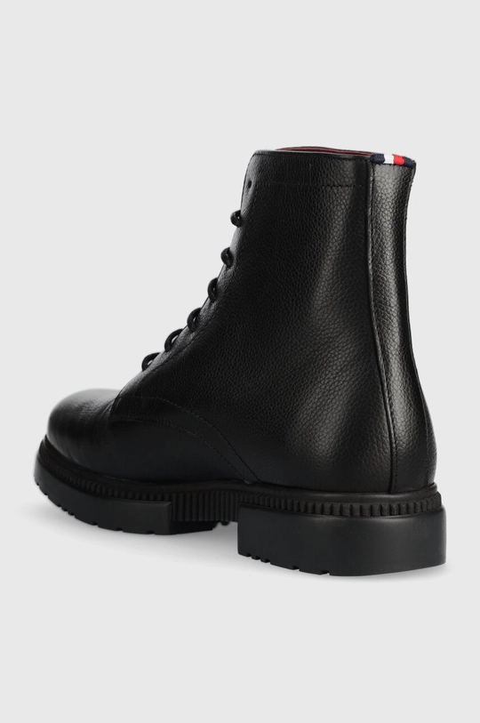 Usnjeni čevlji Tommy Hilfiger COMFORT CLEATED THERMO LTH BOOT Zunanjost: Naravno usnje Notranjost: Tekstilni material, Naravno usnje Podplat: Sintetični material