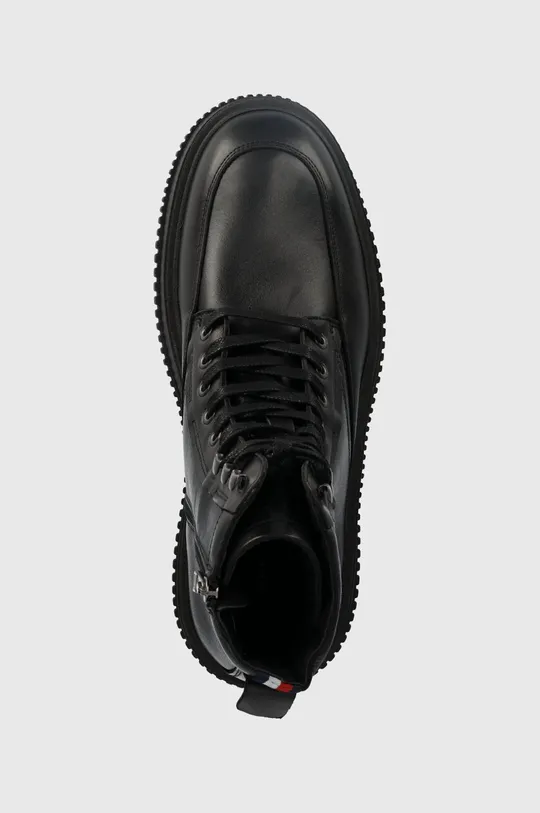 μαύρο Δερμάτινα παπούτσια Tommy Hilfiger TH EVERYDAY CLASS TERMO LTH BOOT