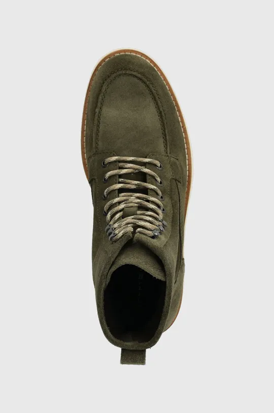 πράσινο Σουέτ παπούτσια Tommy Hilfiger TH AMERICAN SUEDE BOOT