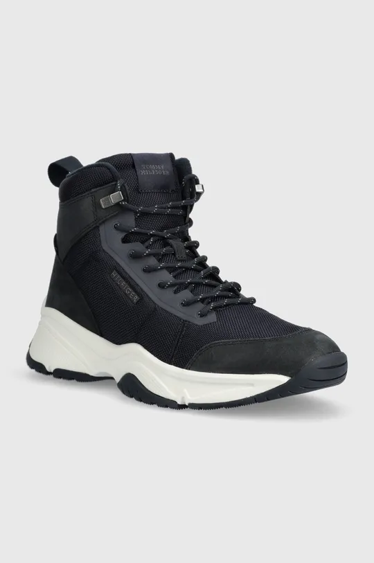 Tommy Hilfiger sneakersy OUTDOOR SNK BOOT LTH CORDURA granatowy