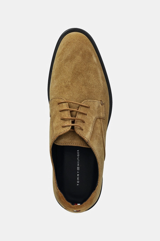 Semišové polobotky Tommy Hilfiger CORE RWB HILFIGER SUEDE SHOE hnědá FM0FM04868