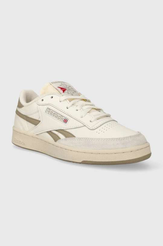 Кожени маратонки Reebok Club C Revenge бежов