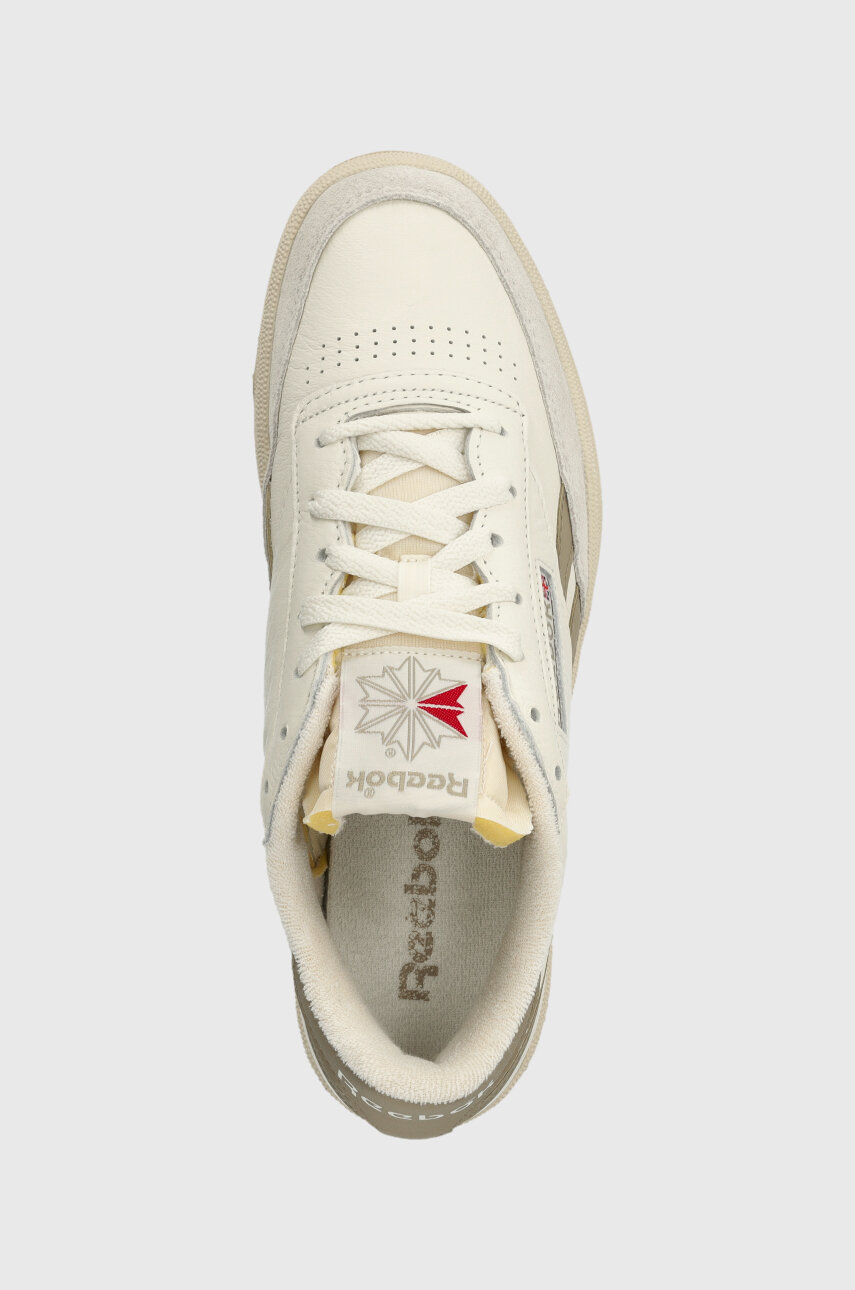 бежов Кожени маратонки Reebok Club C Revenge