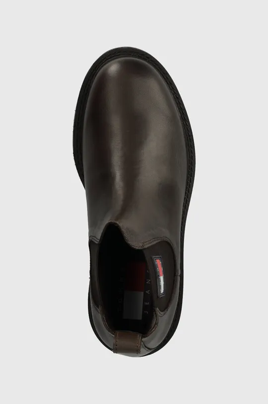 коричневий Шкіряні черевики Tommy Jeans TJM NAPA LEATHER