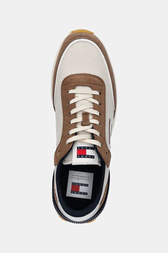 Sneakers boty Tommy Jeans TJM TECHNICAL RUNNER hnědá EM0EM01265