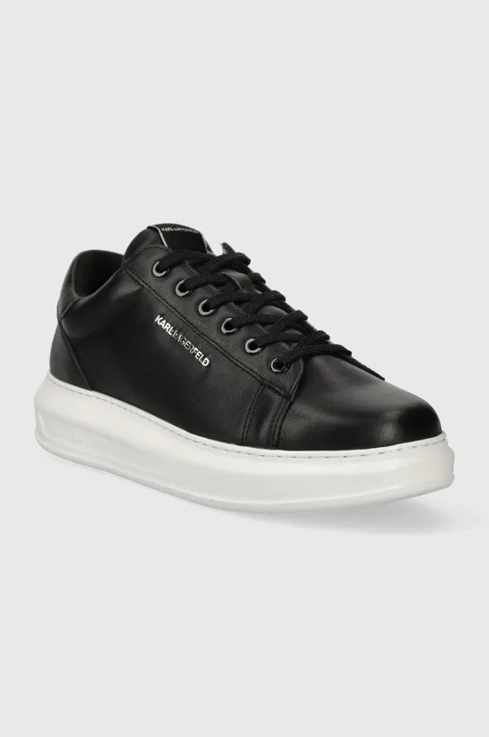 Δερμάτινα αθλητικά παπούτσια Karl Lagerfeld KAPRI MENS KC μαύρο