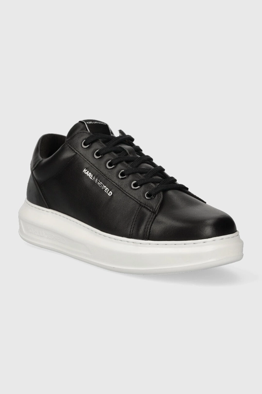 Karl Lagerfeld sneakers din piele KAPRI MENS KC KL52577.000 negru AW23