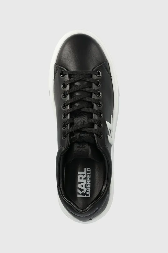 чорний Шкіряні кросівки Karl Lagerfeld MAXI KUP