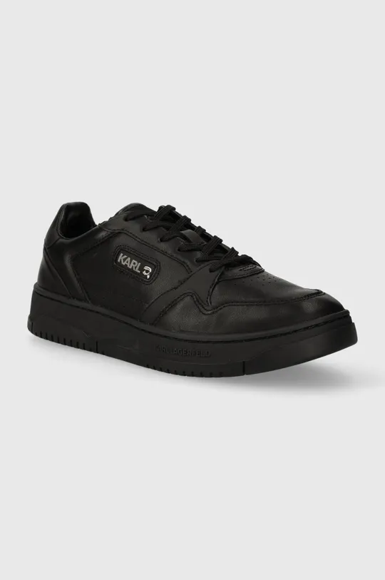 Δερμάτινα αθλητικά παπούτσια Karl Lagerfeld KREW KL μαύρο