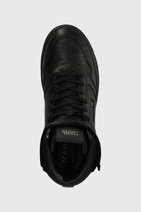 μαύρο Δερμάτινα αθλητικά παπούτσια Karl Lagerfeld KREW KC