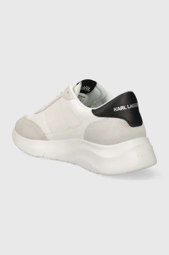 Karl Lagerfeld sneakersy skórzane SERGER KC Cholewka: Skóra naturalna, Wnętrze: Materiał syntetyczny, Materiał tekstylny, Podeszwa: Materiał syntetyczny