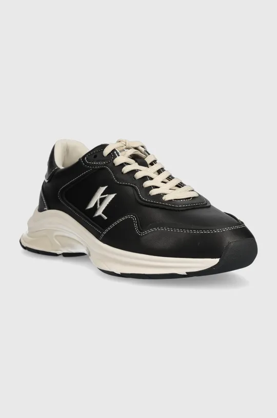 Δερμάτινα αθλητικά παπούτσια Karl Lagerfeld LUX FINESSE μαύρο