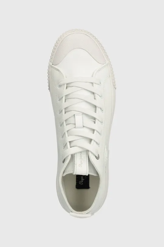 λευκό Δερμάτινα αθλητικά παπούτσια Pepe Jeans INDUSTRY REC M