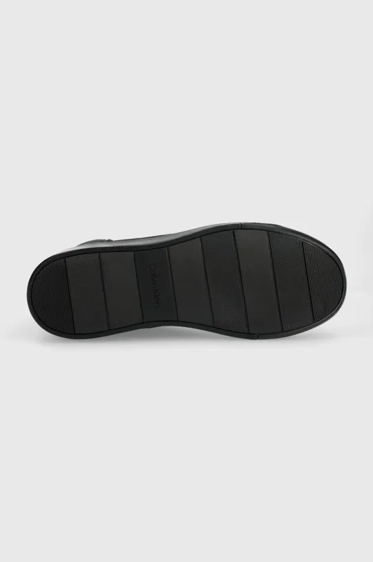 Δερμάτινα αθλητικά παπούτσια Calvin Klein HIGH TOP LACE UP INV STITCH Ανδρικά