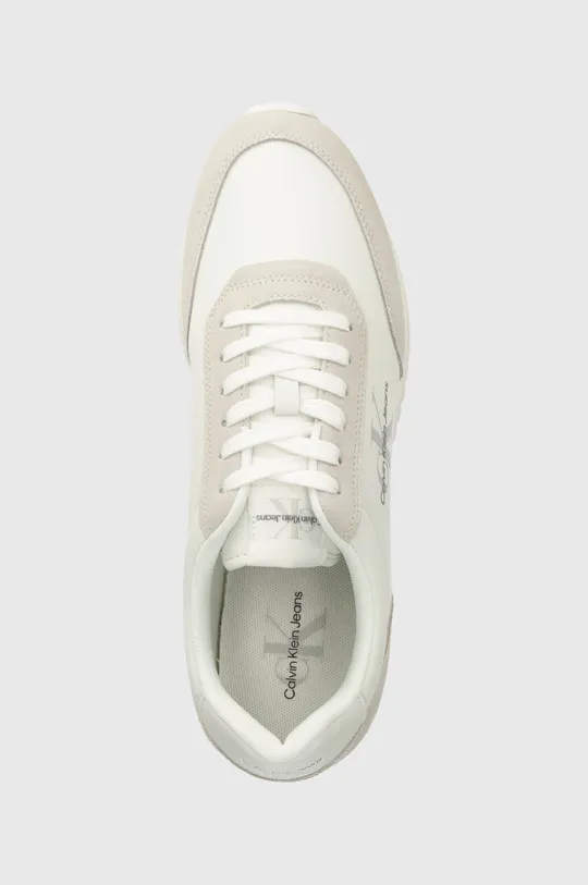 biały Calvin Klein Jeans sneakersy RETRO RUNNER SU-NY MONO