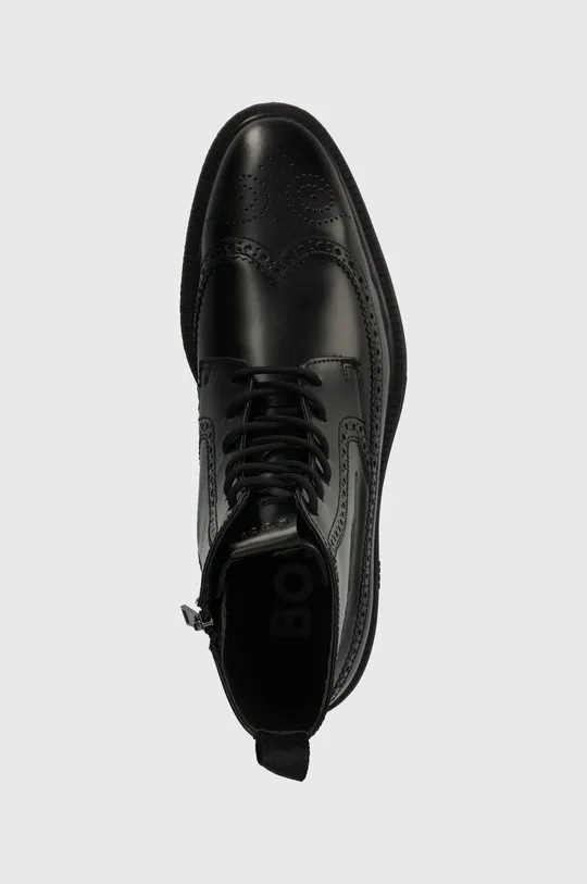 μαύρο Δερμάτινα παπούτσια BOSS Larry