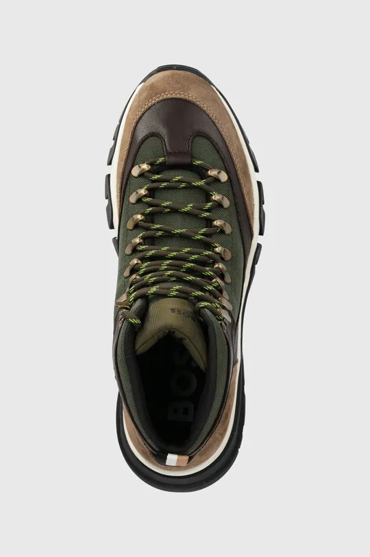 zelená Členkové topánky BOSS Chester
