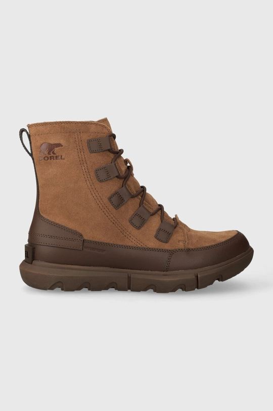 brązowy Sorel buty skórzane EXPLORER NEXT BOOT WP 10 Męski