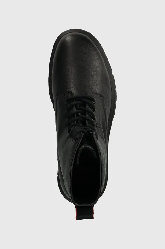 μαύρο Δερμάτινα παπούτσια HUGO Ryan