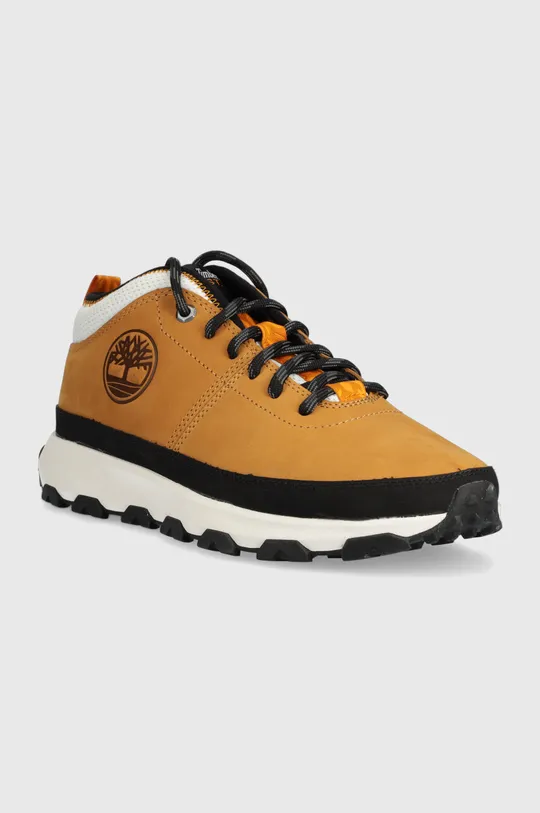 Παπούτσια Timberland Winsor Trail Mid Leather μπεζ