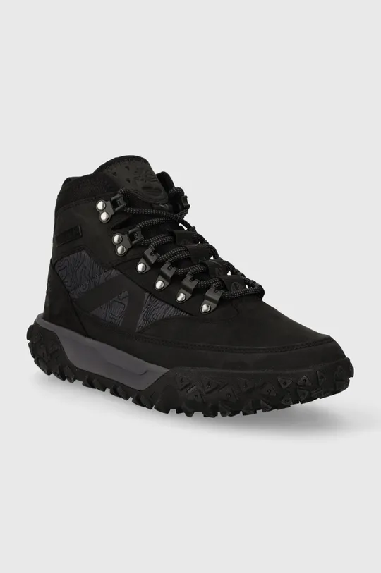 Kožené členkové topánky Timberland GS Motion 6 Mid F/L WP čierna