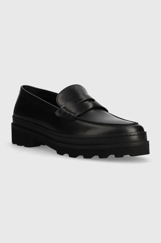 A.P.C. leather loafers MOCASSINS CLEM 2.0 black