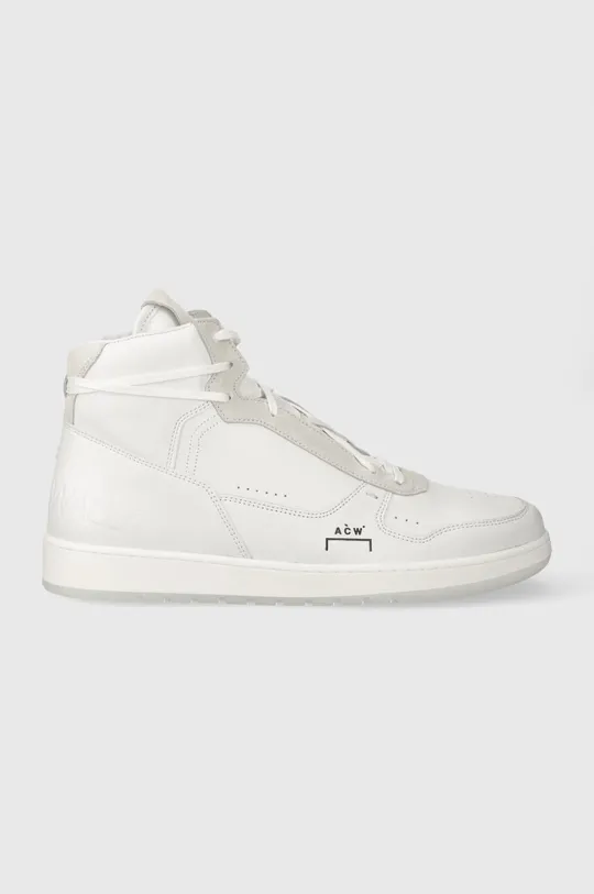 white A-COLD-WALL* leather sneakers LUOL HI TOP Men’s