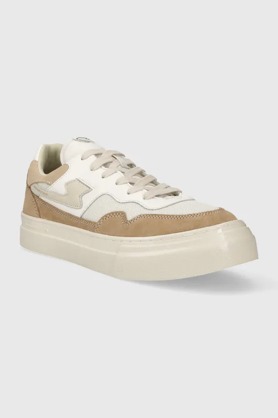 Stepney Workers Club leather sneakers Pearl S-Strike Suede Mix white