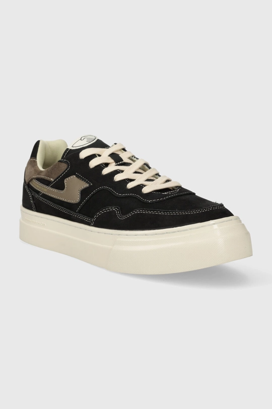 Stepney Workers Club sneakersy zamszowe Pearl S-Strike Nubuck YA09539 czarny AW23