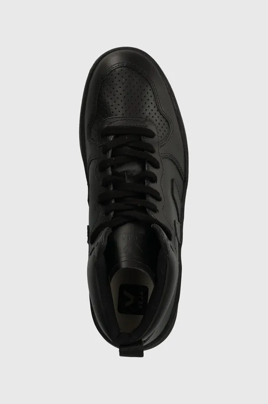 μαύρο Δερμάτινα αθλητικά παπούτσια Veja V-15