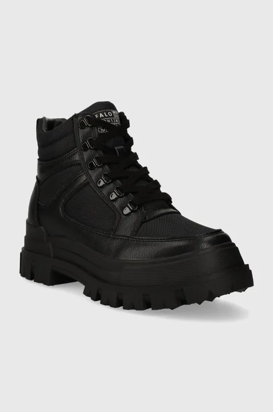 Členkové topánky Buffalo Aspha Com Mid čierna