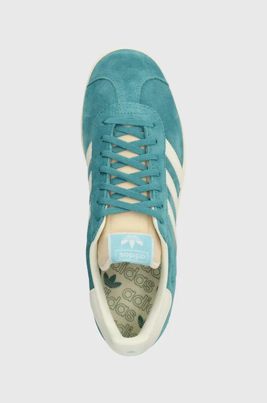 albastru adidas Originals sneakers din piele întoarsă Gazelle