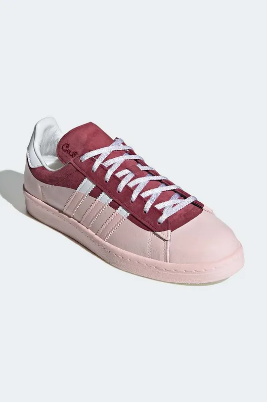 adidas Originals leather sneakers Campus 80s Cali Dewitt maroon