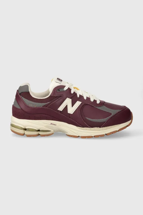 μπορντό Δερμάτινα αθλητικά παπούτσια New Balance 2002 Ανδρικά