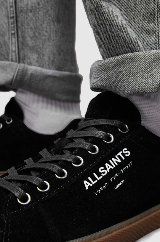 AllSaints tenisi din piele intoarsa Underground MF589Z