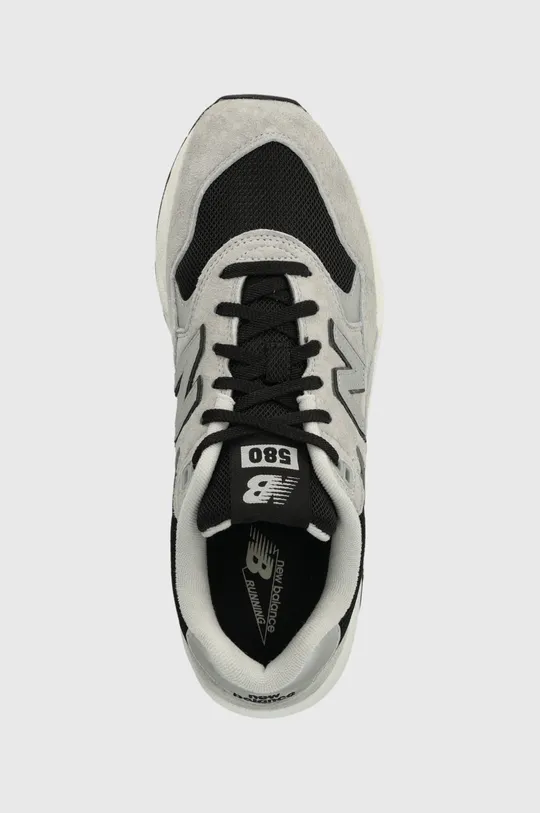 gray New Balance sneakers 580