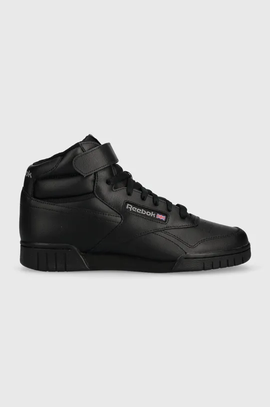 negru Reebok sneakers din piele EX-O-FIT HI De bărbați
