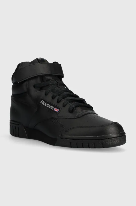 Шкіряні кросівки Reebok EX-O-FIT HI чорний