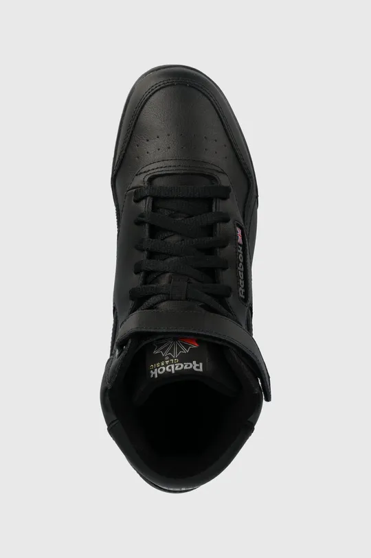 negru Reebok sneakers din piele EX-O-FIT HI