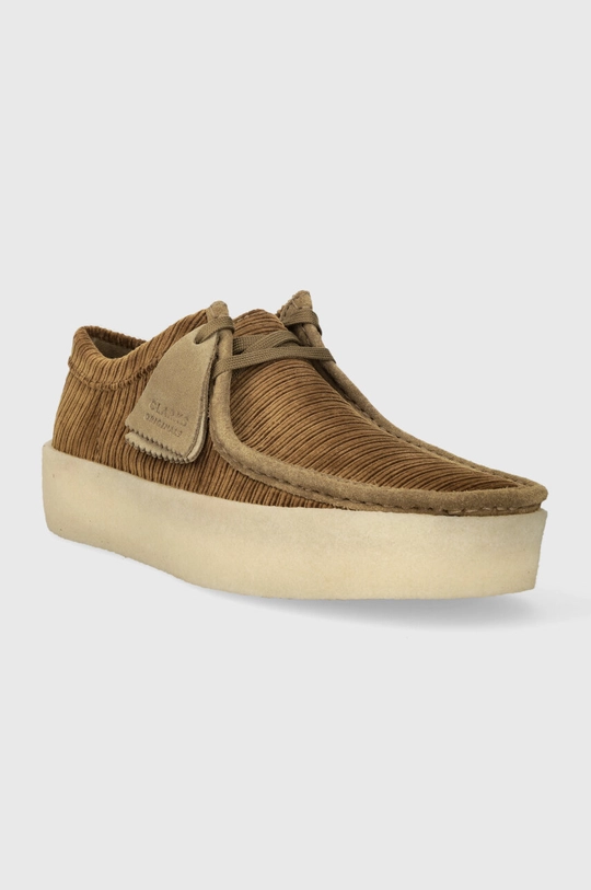 Clarks Originals półbuty Wallabee Cup brązowy